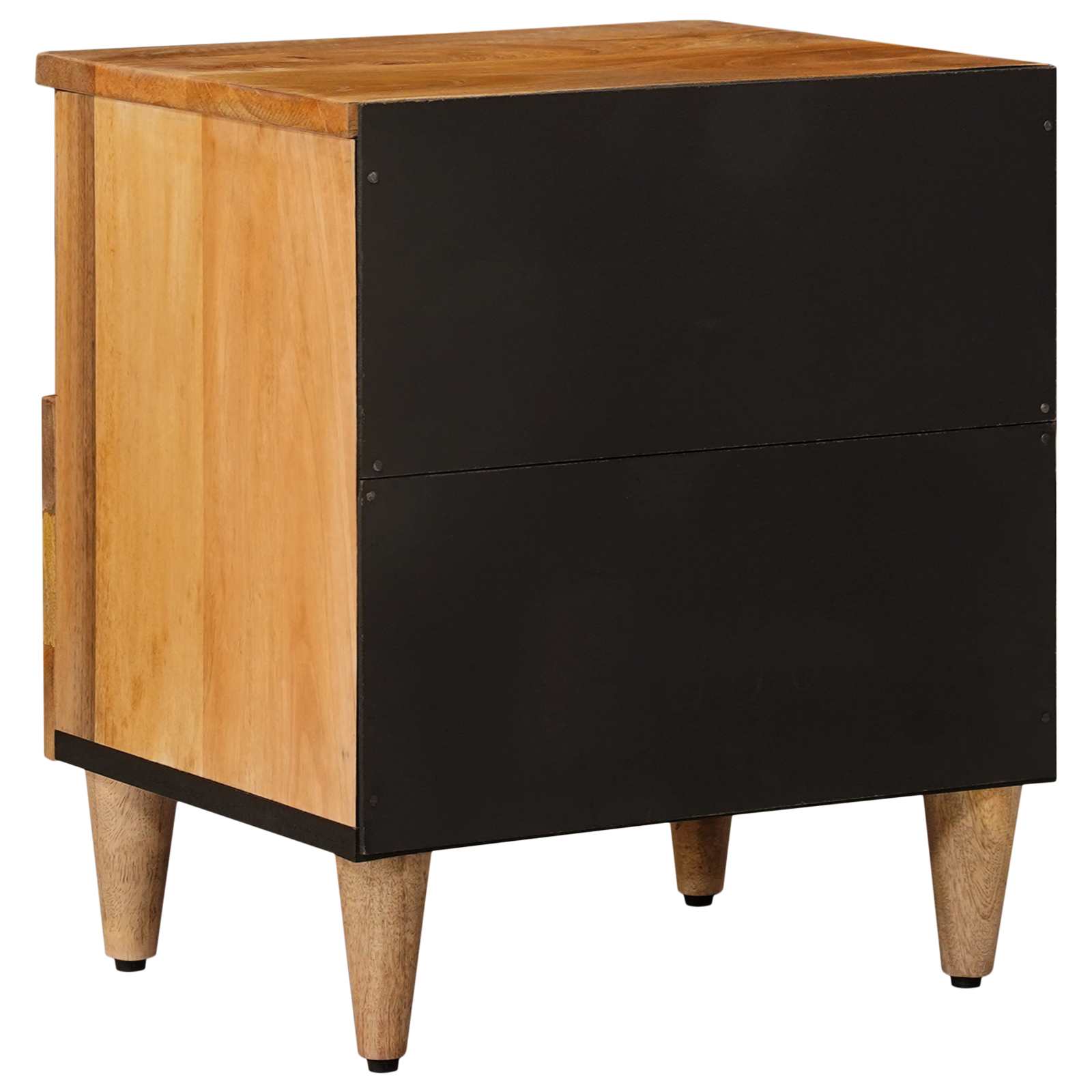 Nachttisch Braun 40 x 33 x 46 cm Massivholz Mango