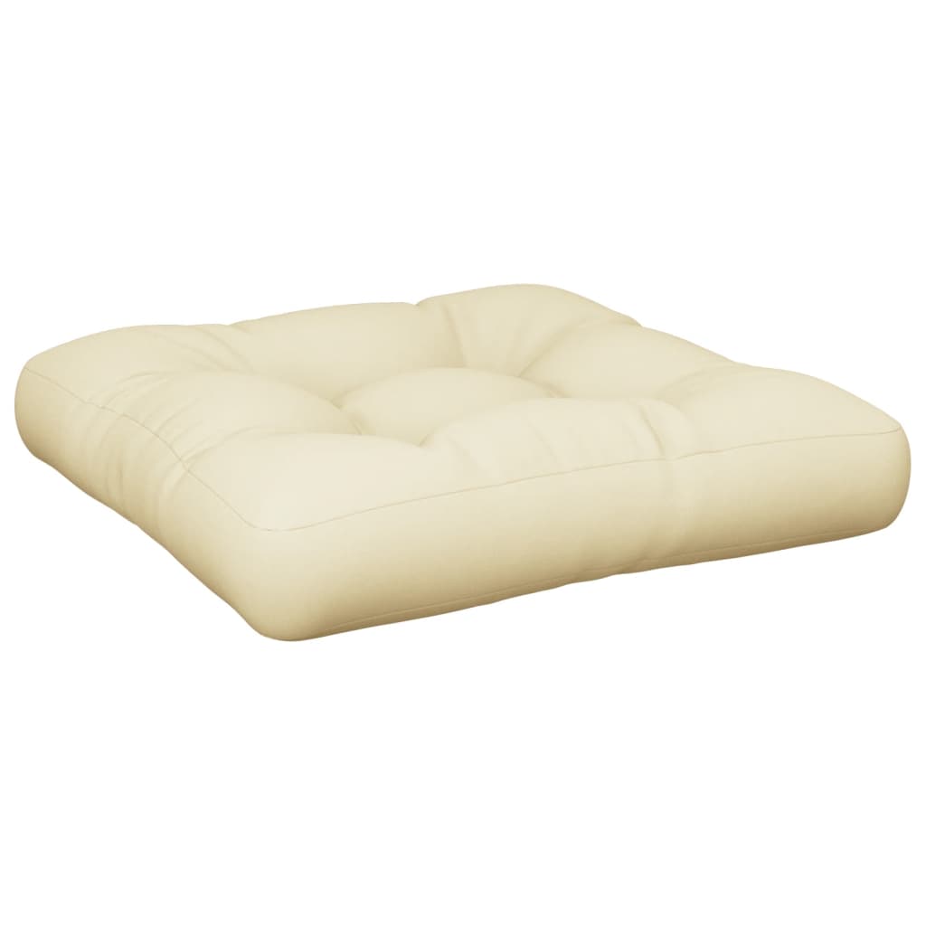 Palettenkissen 3-tlg. Taupe Stoff