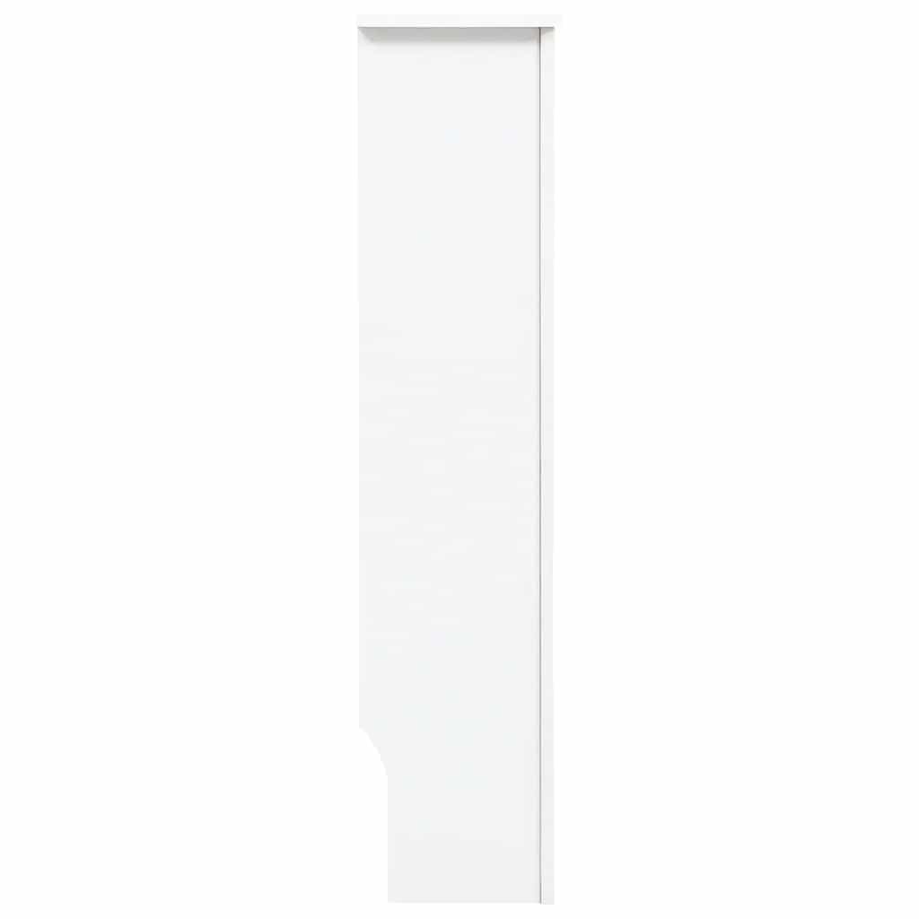 Heizkörperabdeckung Weiß 112×19×81,5 cm MDF