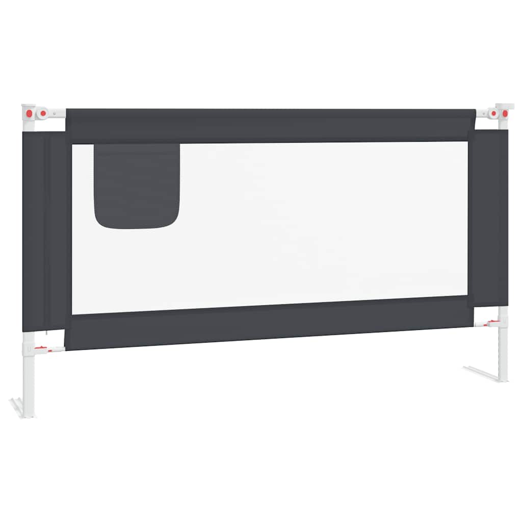 Kleinkind-Bettschutzgitter Grün 90x25 cm Stoff