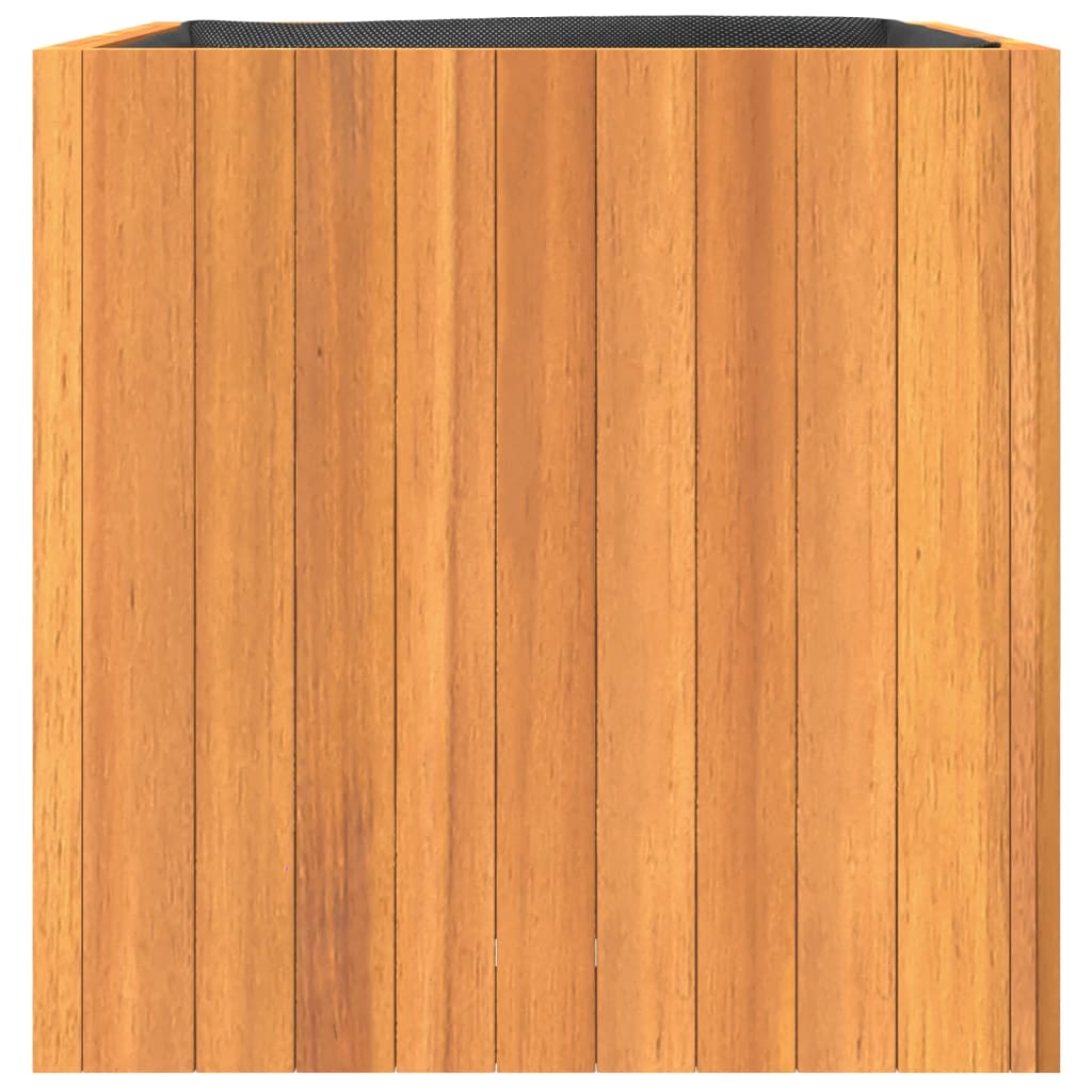 Pflanzkübel 25x25x25 cm Massivholz Akazie