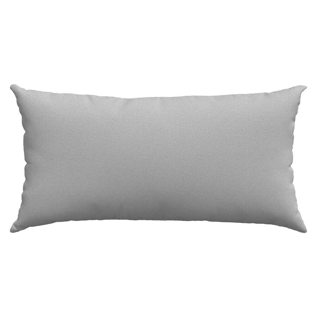 Sofakissen 2 pcs Hellgrau 50 x 30 cm Stoff