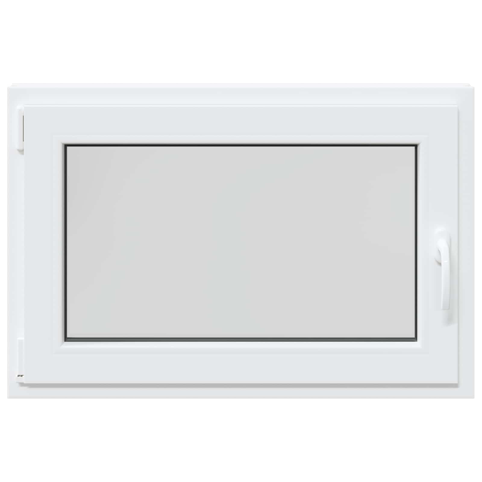 Kellerfenster RISOR 50 x 50 cm PVC und Glas Weiß