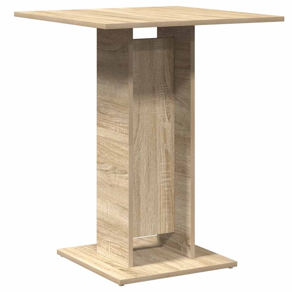 Bistrotisch Weiß 60x60x75 cm Holzwerkstoff