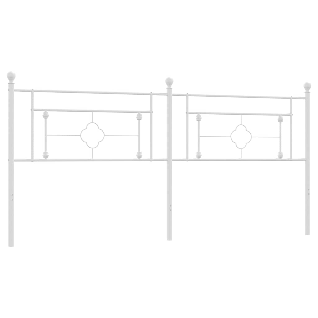 Ersatz-Kopfteil Metall Schwarz 100 cm