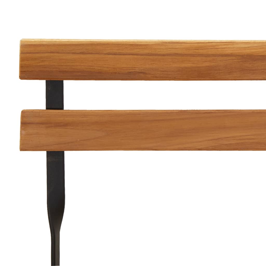Bistrostühle 6 Stk. Klappbar Massivholz Teak und Stahl