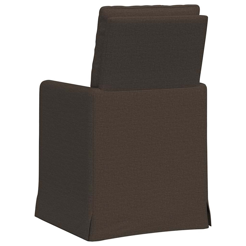 Esszimmerstühle 2 pcs Beige 57 x 67 x 98 cm Leinen