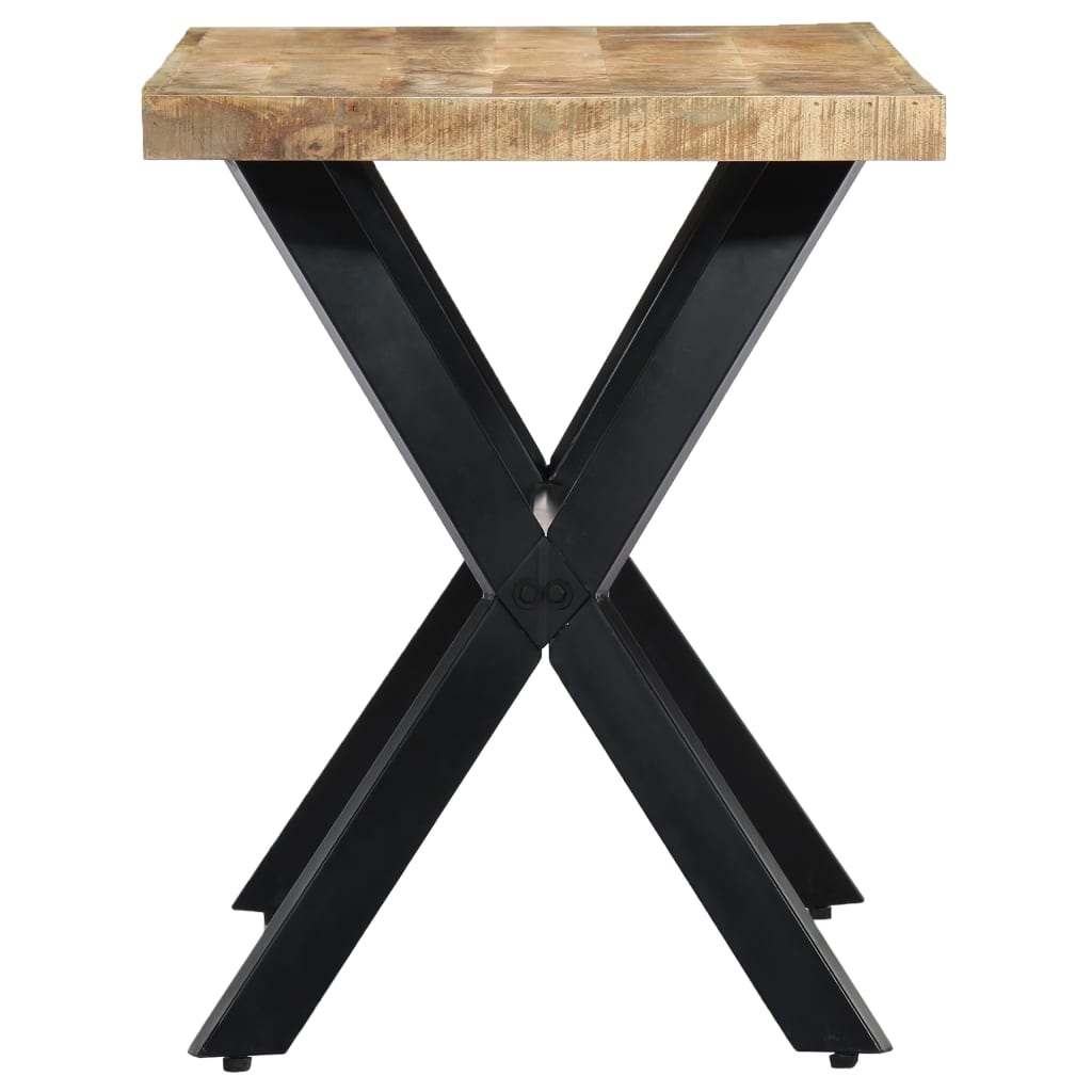 Esstisch Massivholz Mango und Stahlgestell 180 cm