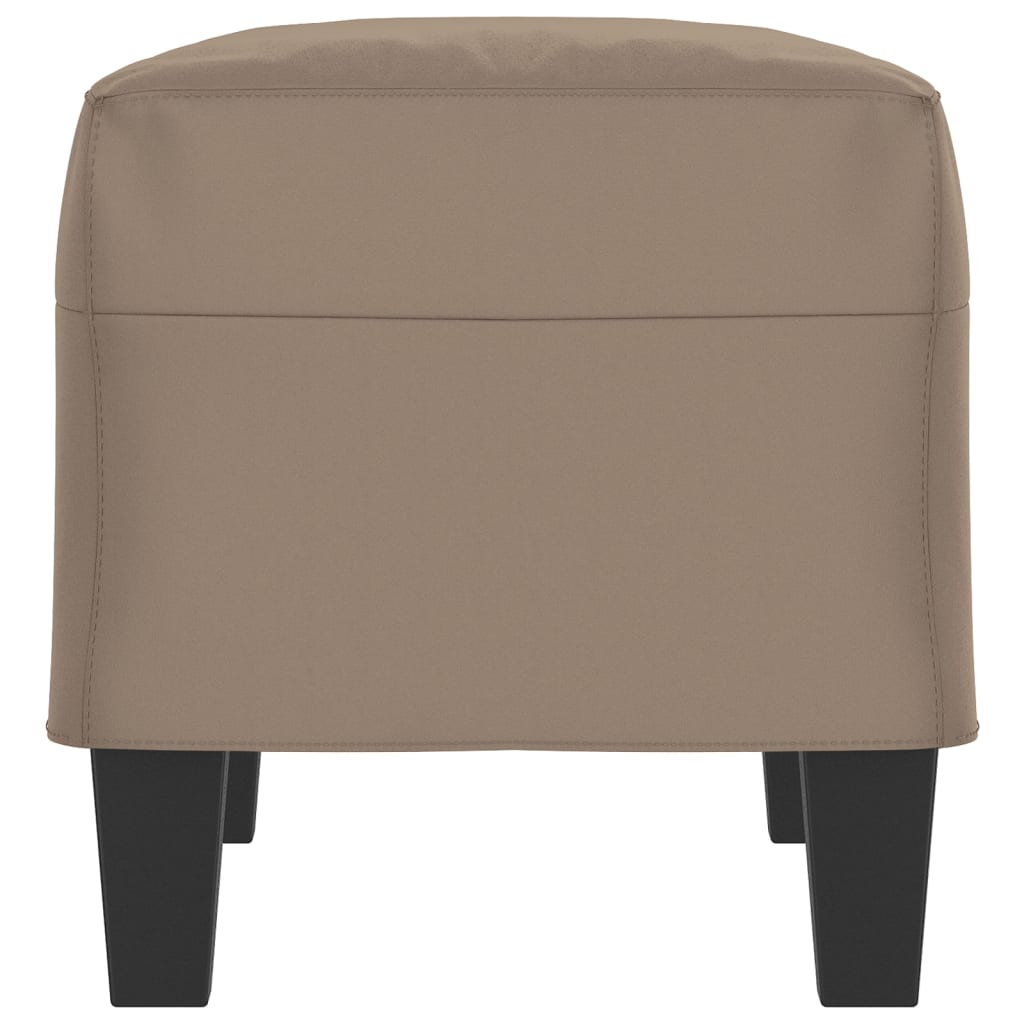 Sitzbank Hellgrau 70x35x41 cm Mikrofasergewebe