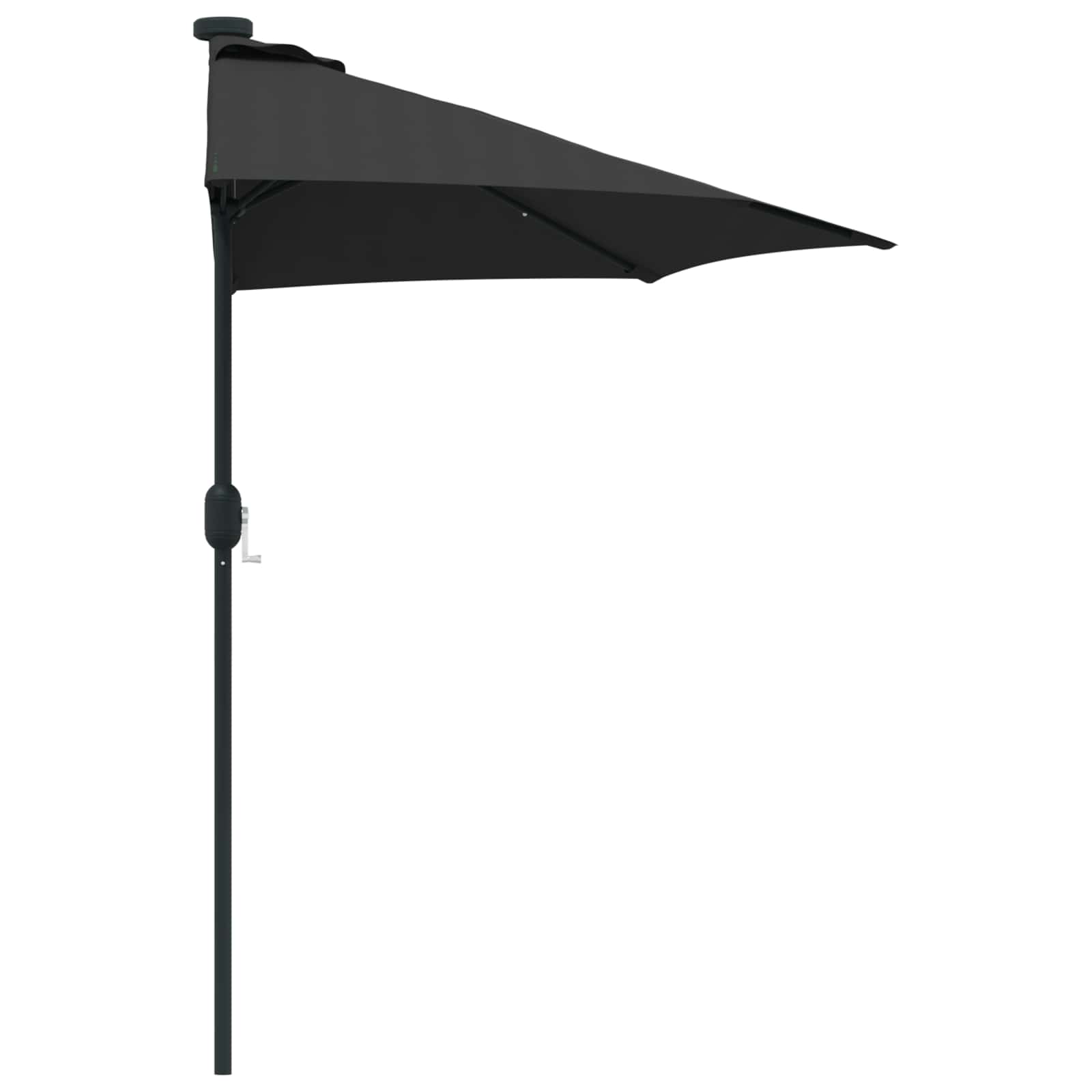 Garten-Sonnenschirm Sand 294 x 150 x 224 cm Polyester und Stahl