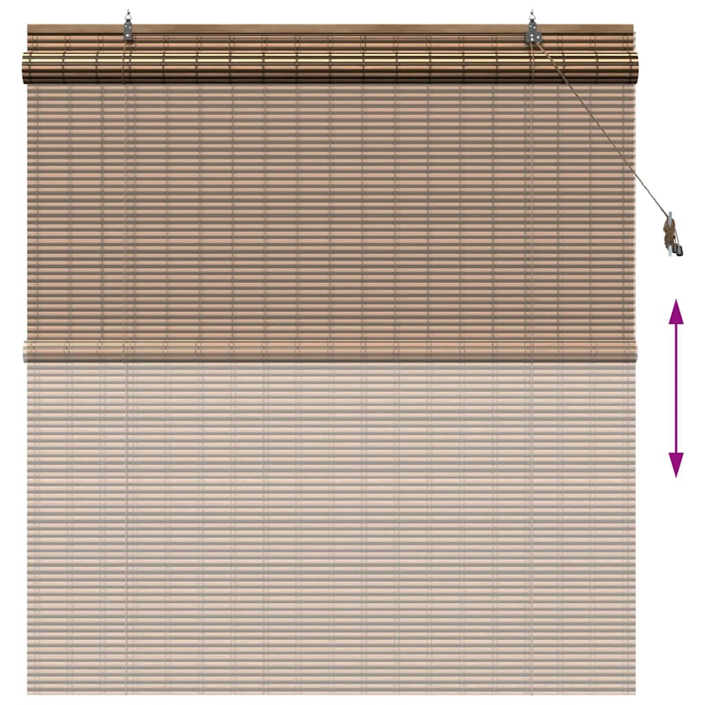 Rollo Braun 60 x 160 cm Bambus