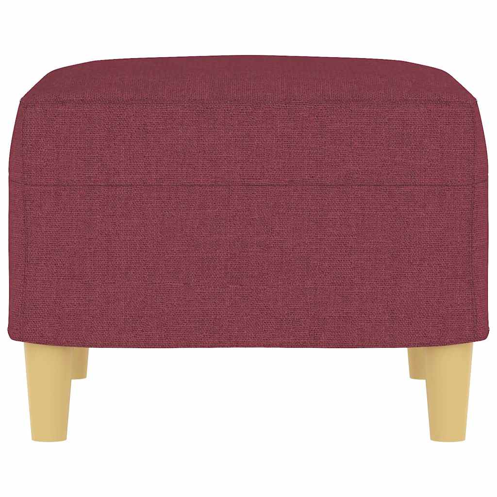 Fußhocker Hellgrau 60x50x41 cm Stoff