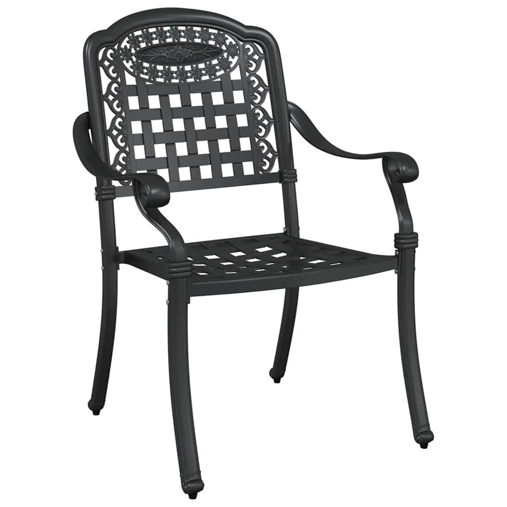 Gartenstuhl 2 pcs Bronze 55 x 56,5 x 91cm Aluminium