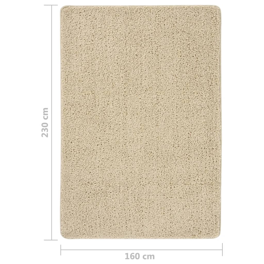 Anti-Rutsch Shaggy Teppich Dunkelgrau 200 x 200 cm PP