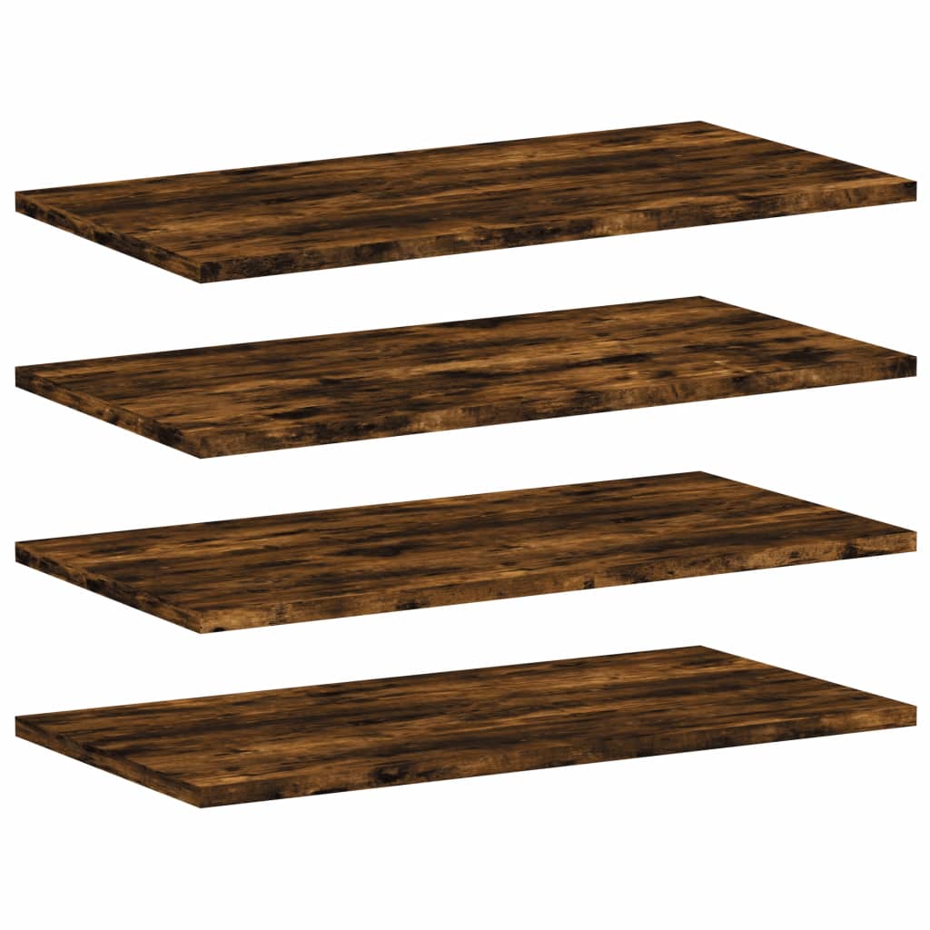 Bücherregal-Bretter 4 Stk. Weiß 40x10x1,5 cm Holzwerkstoff