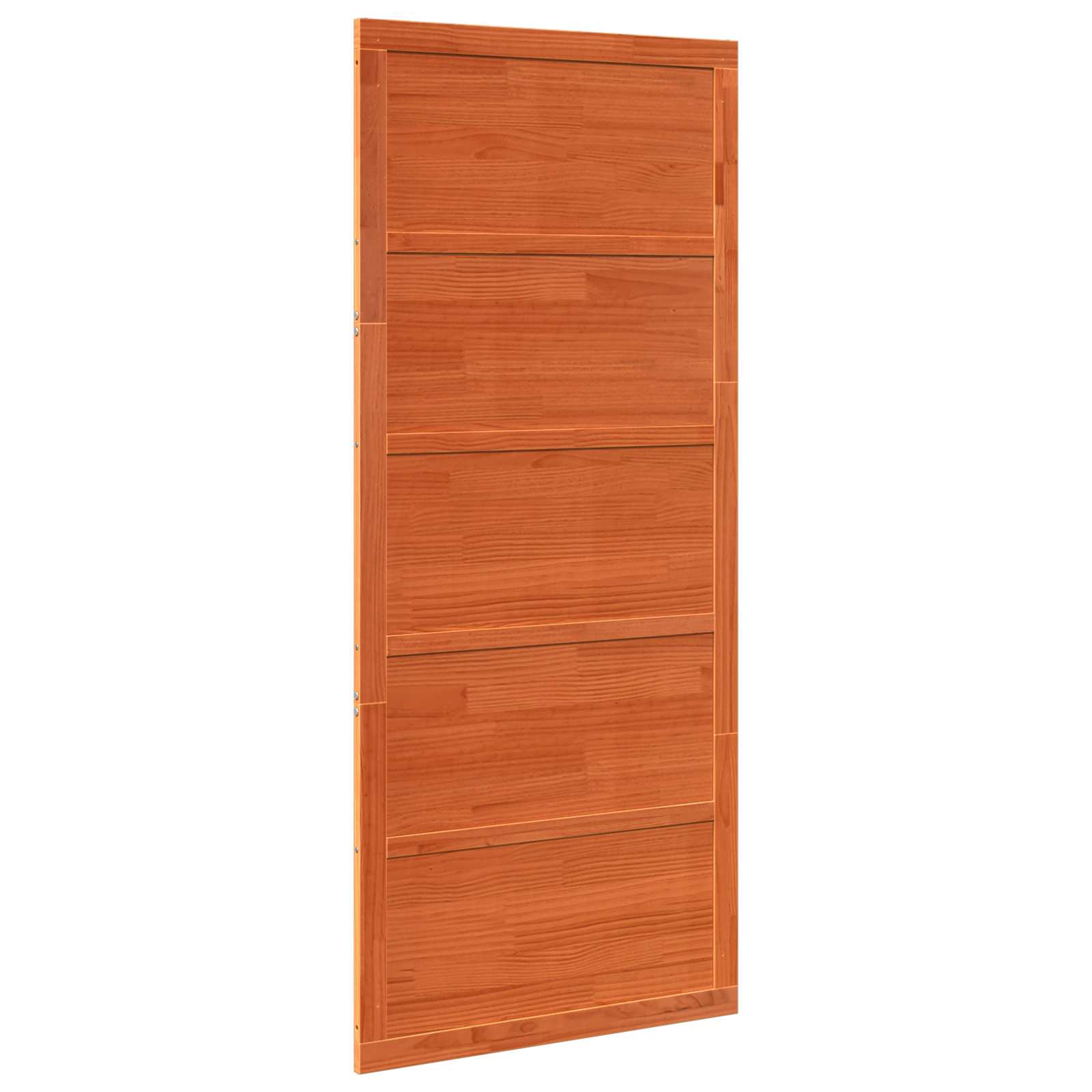 Scheunentür Natur 100 x 2,5 x 208 cm Massives Kiefernholz