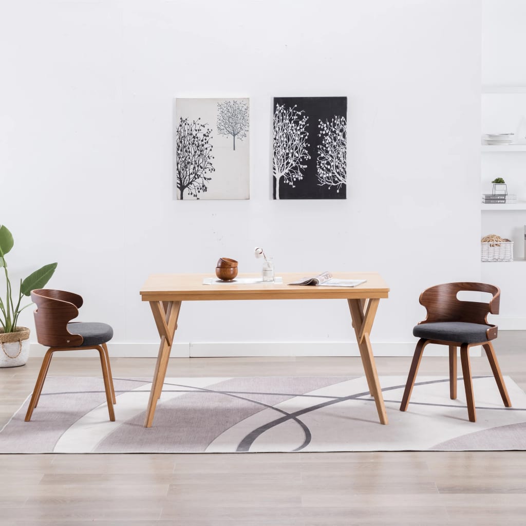 Esszimmerstühle 4 Stk. Braun Bugholz und Kunstleder