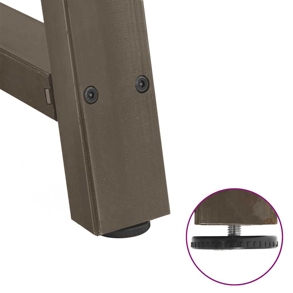 Couchtischbeine A-Form 2 Stk. 30x(30-31) cm Stahl