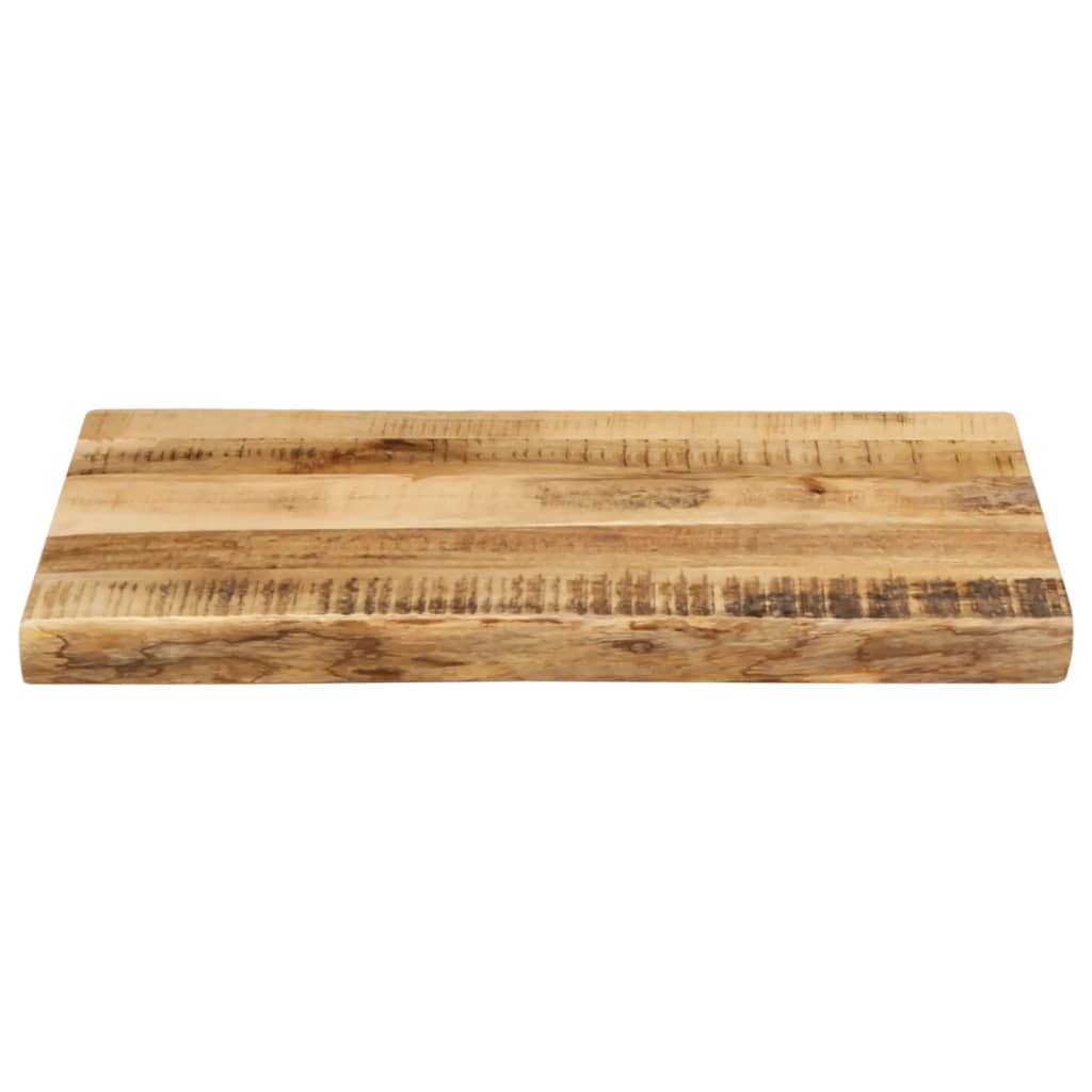 Tischplatte 40x40x2,5 cm Rechteckig Massivholz Akazie Baumkante