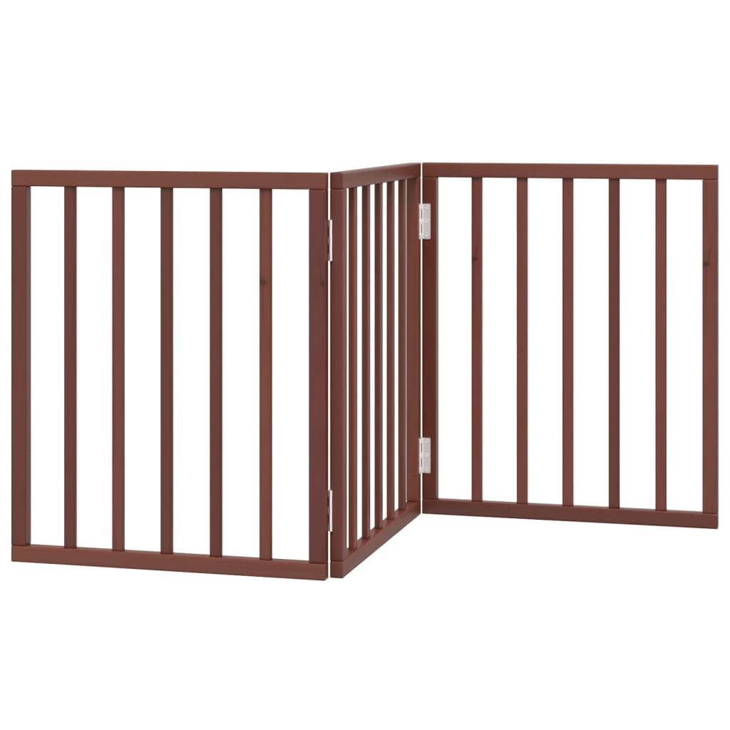 Hundegitter Faltbar 3 Paneele 150 cm Pappelholz