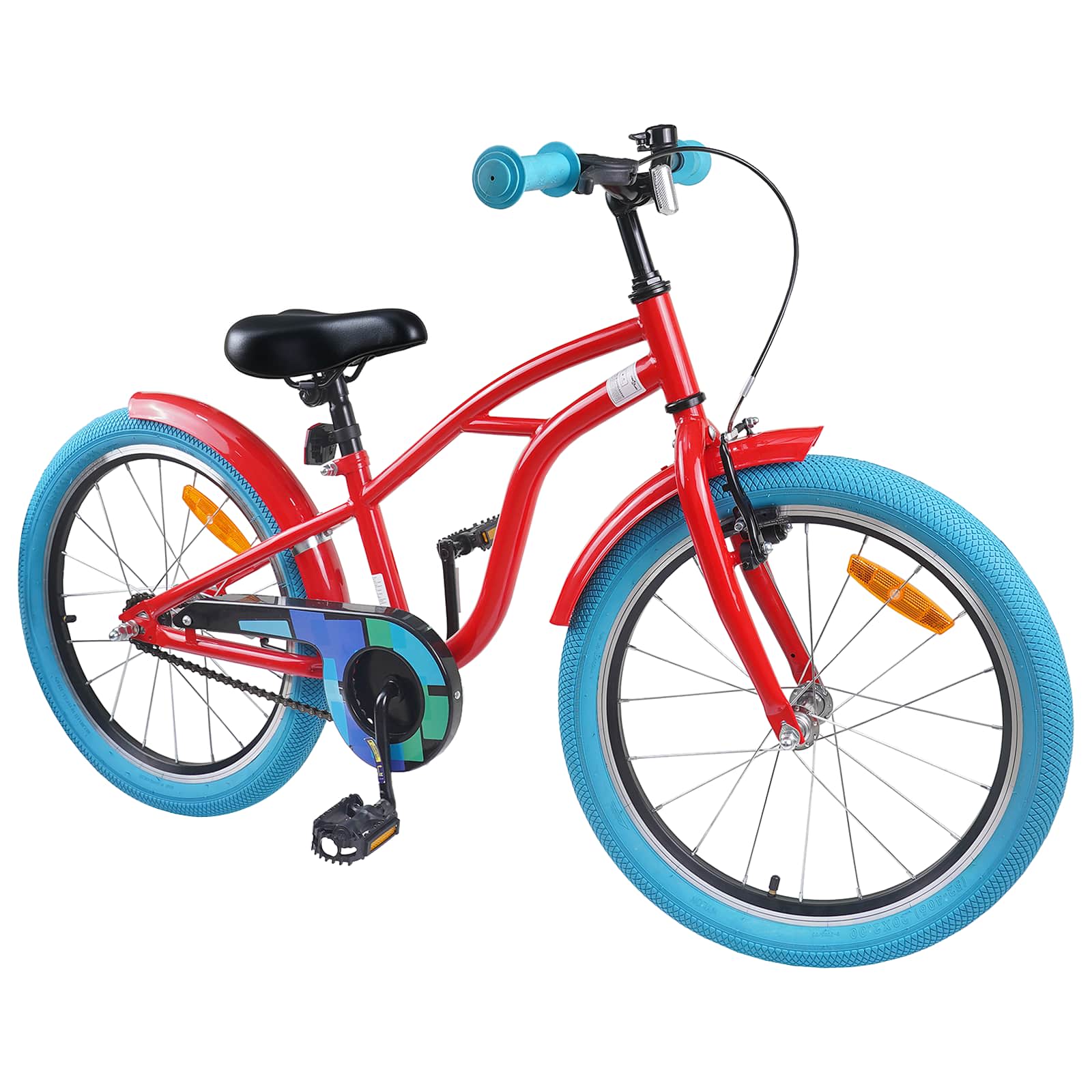 Kinderfahrrad 16 Zoll für 4-6 Jahre alt Schwarz