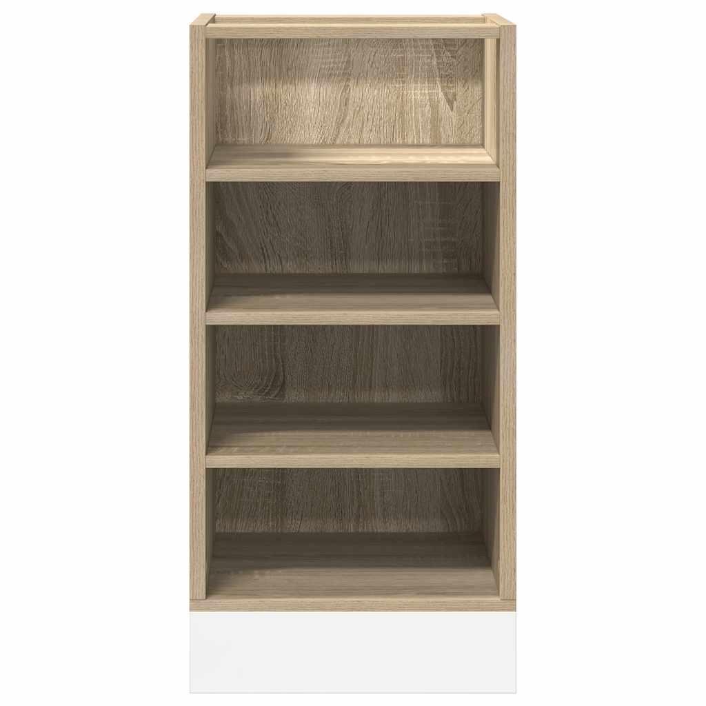 Unterschrank Lyon Weiß 60x46x81,5 cm Holzwerkstoff