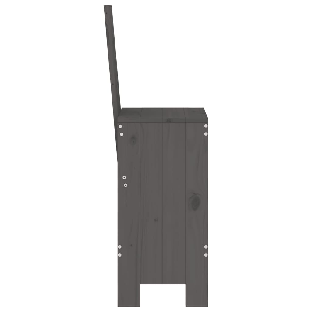 Barhocker 2 Stk. 40x42x120 cm Massivholz Kiefer