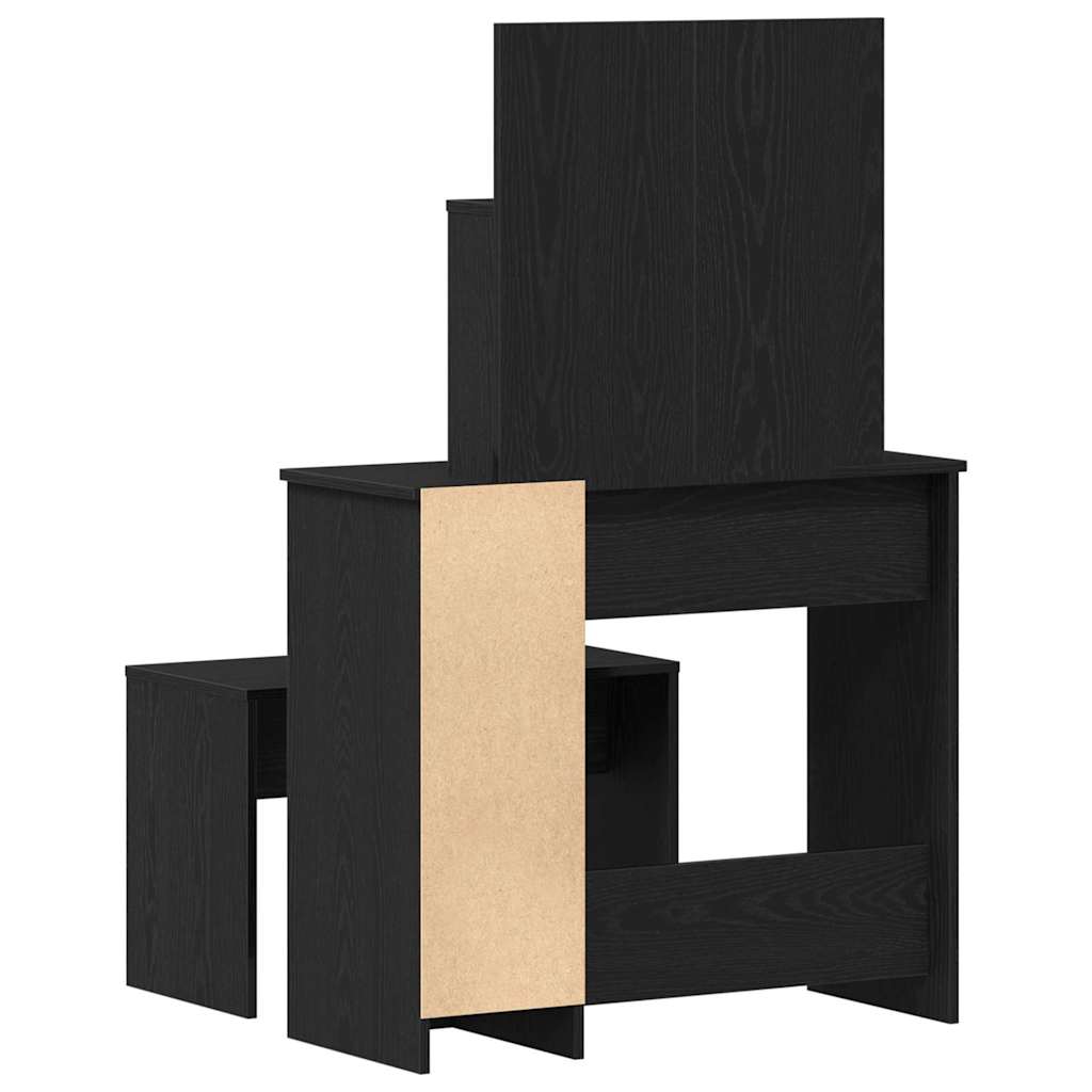Schminktisch-Set Weiß 86,5x35x136 cm