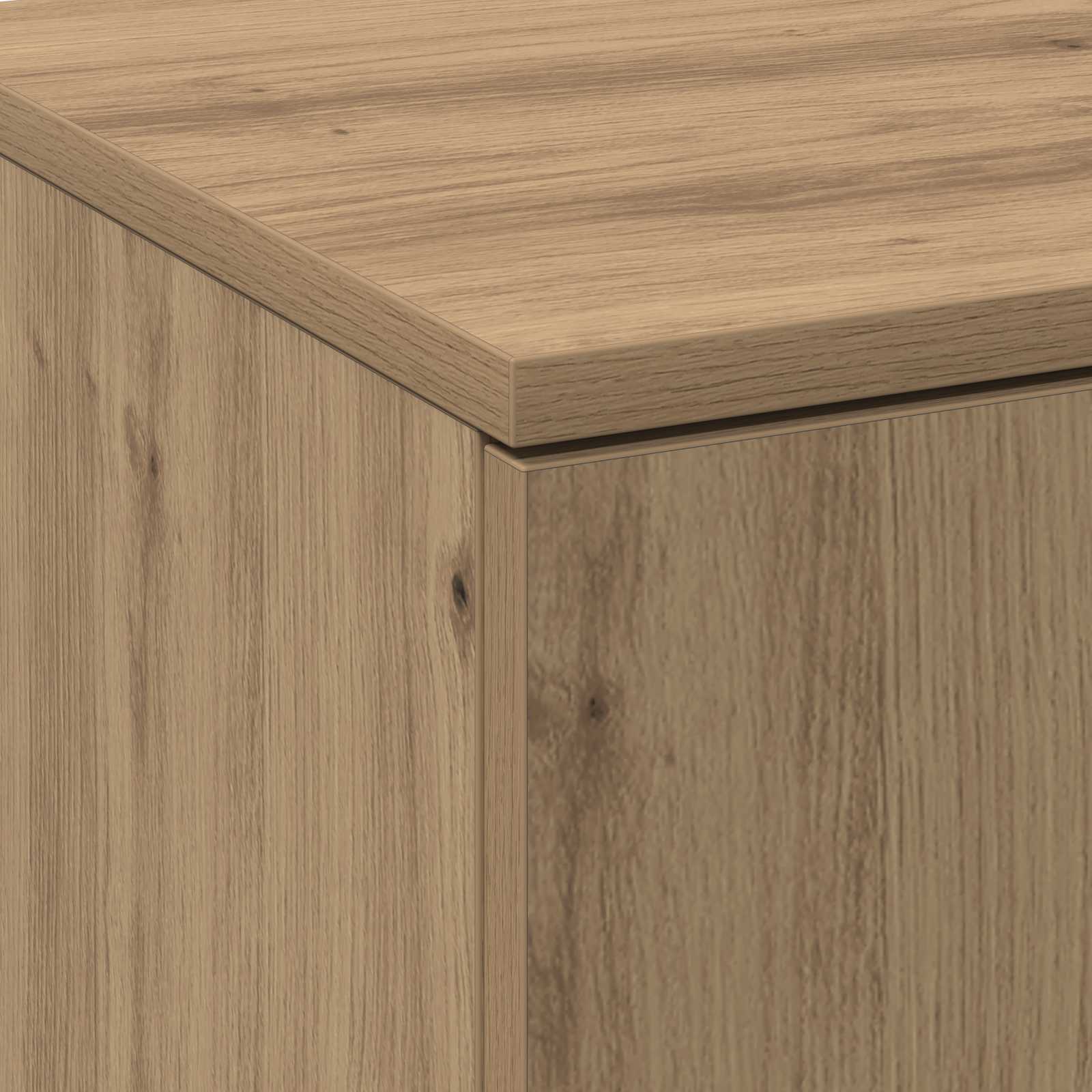 Highboard Weiß 70x35x180 cm Holzwerkstoff