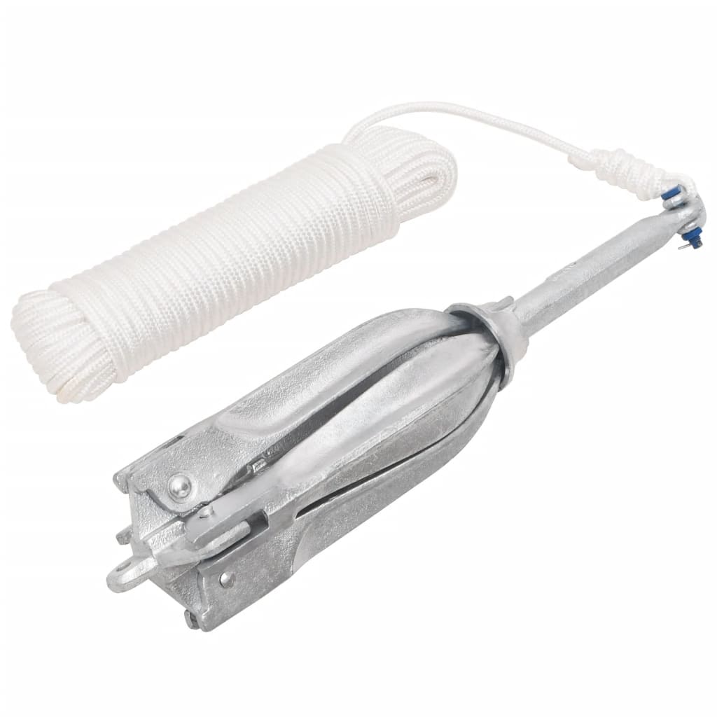 Klappanker Silber 0,7 kg Feuerverzinktes Gusseisen
