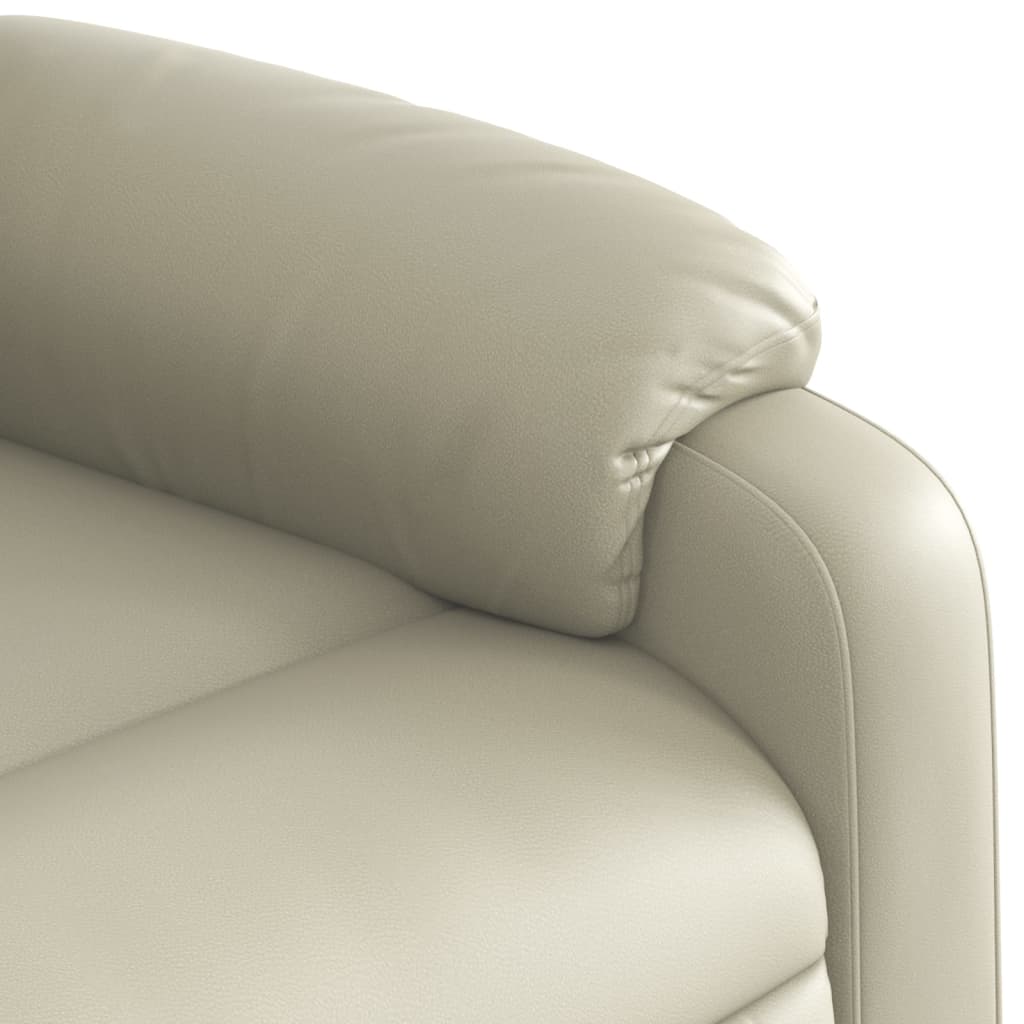 Massage-Relaxsessel, Kunstleder, Schwarz
