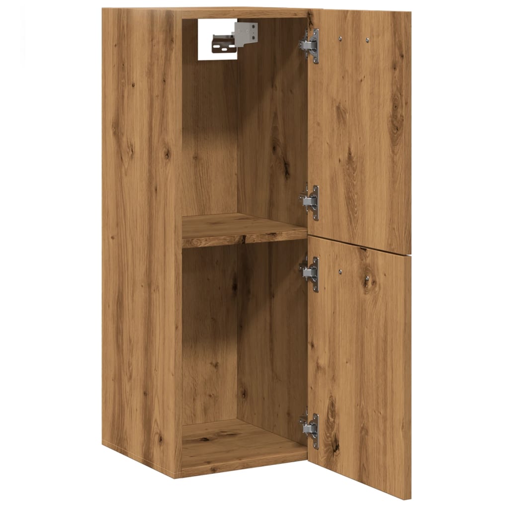 Badezimmerschrank Weiß 30x30x80 cm Holzwerkstoff
