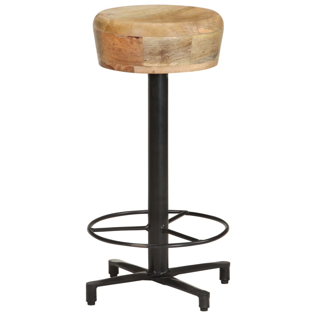 Barhocker 2 Stk. 52 cm Mango Massivholz