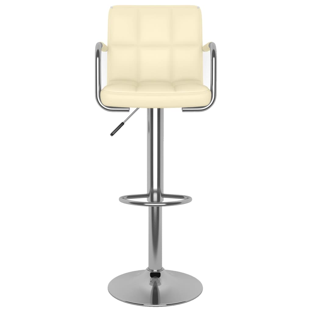 Barhocker 2 Stk. Rot Kunstleder