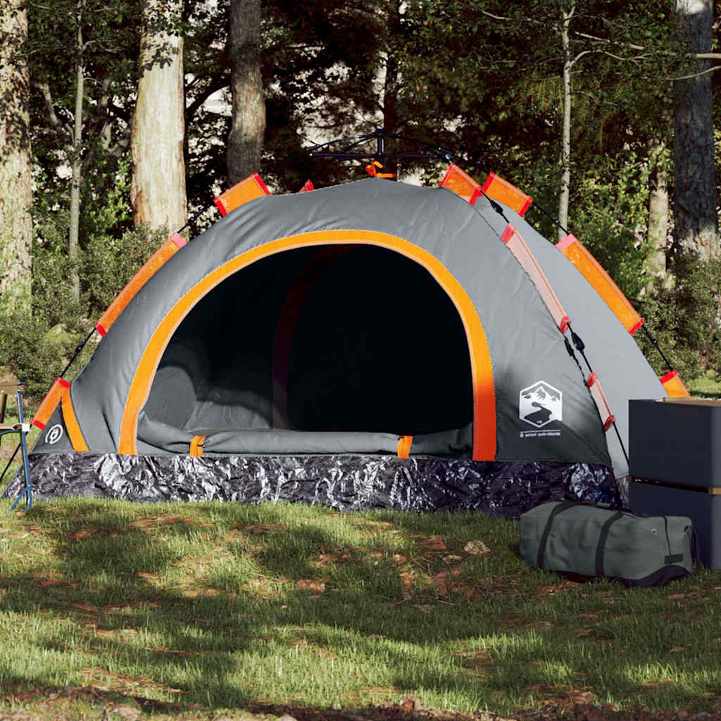 Campingzelt 2 Personen Grün Quick Release