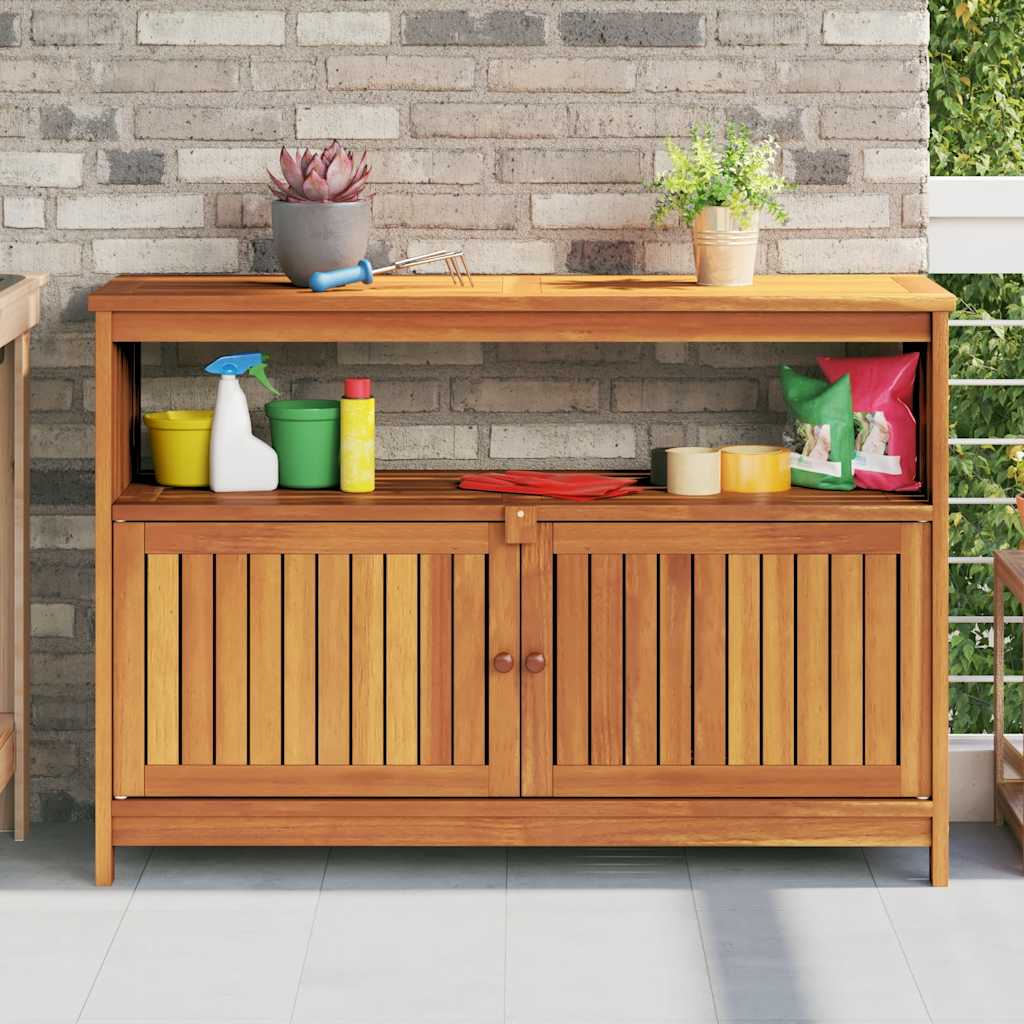 Garten-Konsolentisch 80x35x75 cm Massivholz Akazie