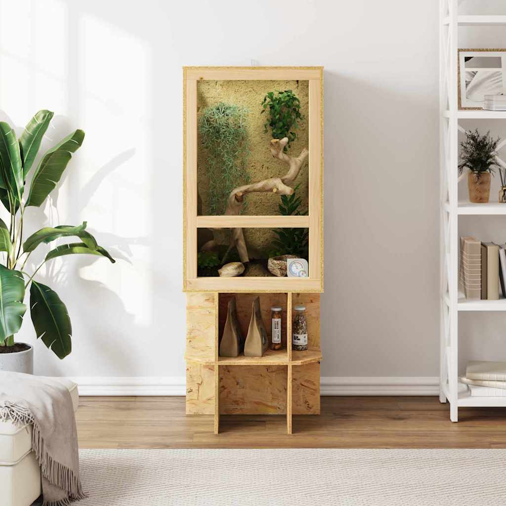Terrarium Braun 50 x 50 x 100 cm OSB