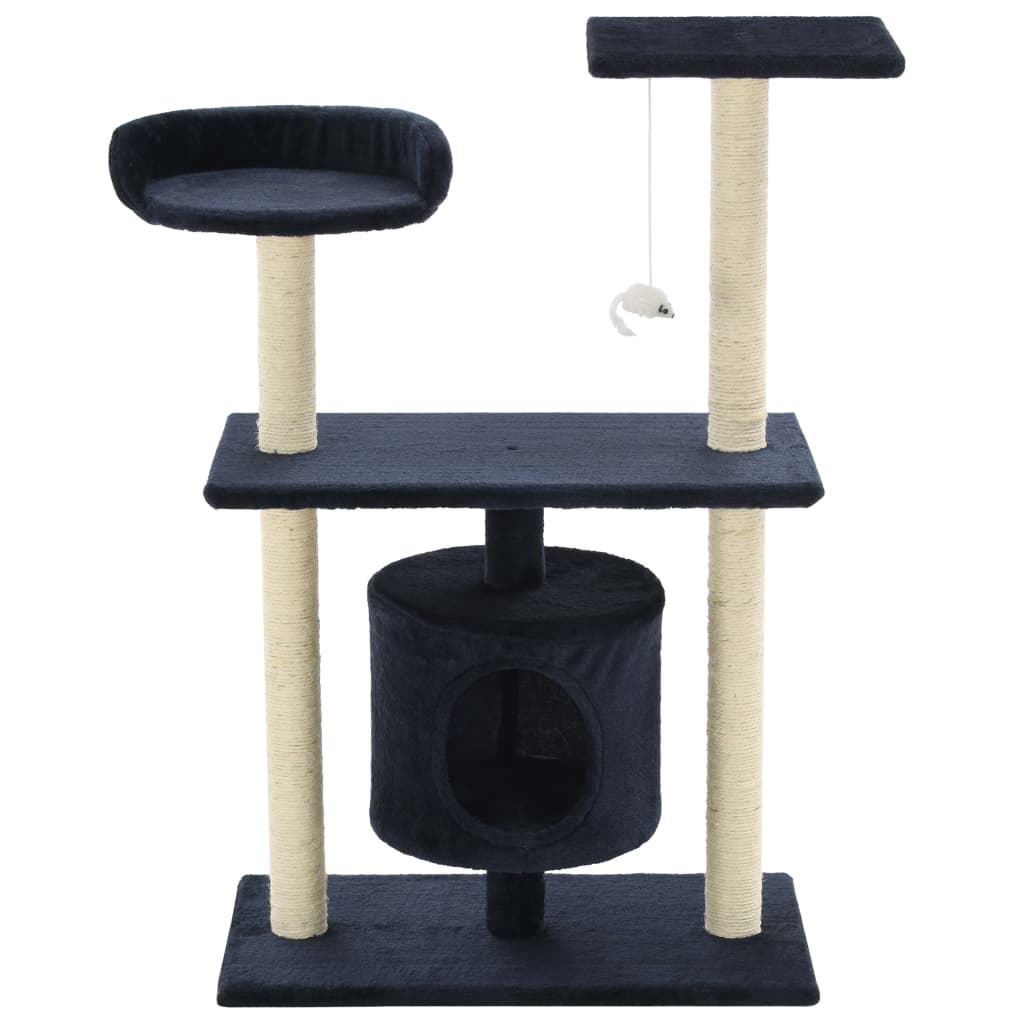 Katzen-Kratzbaum Sisal 95 cm Grau