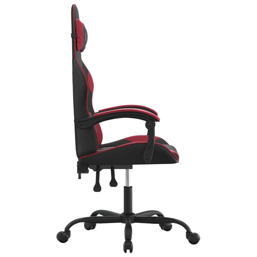 Gaming-Stuhl Schwarz und Golden Kunstleder