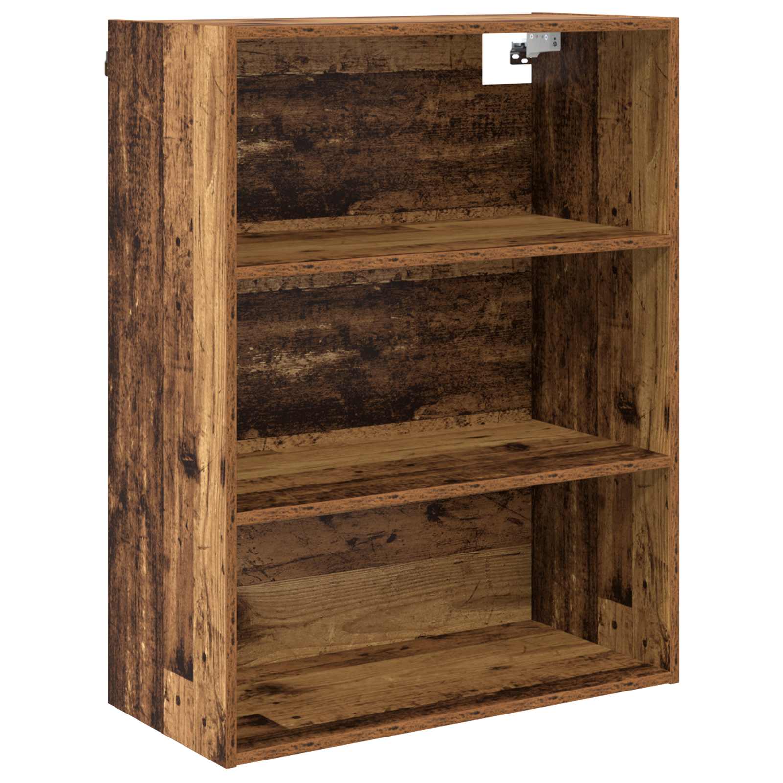Highboard Hochglanz-Weiß 69,5x34x180 cm Holzwerkstoff