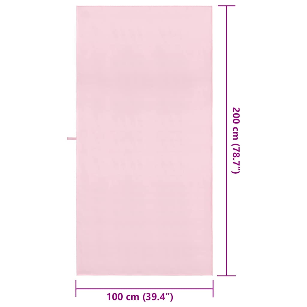 Sporthandtücher 2 pcs Schwarz 50 x 30 cm Polyester und Polyamid