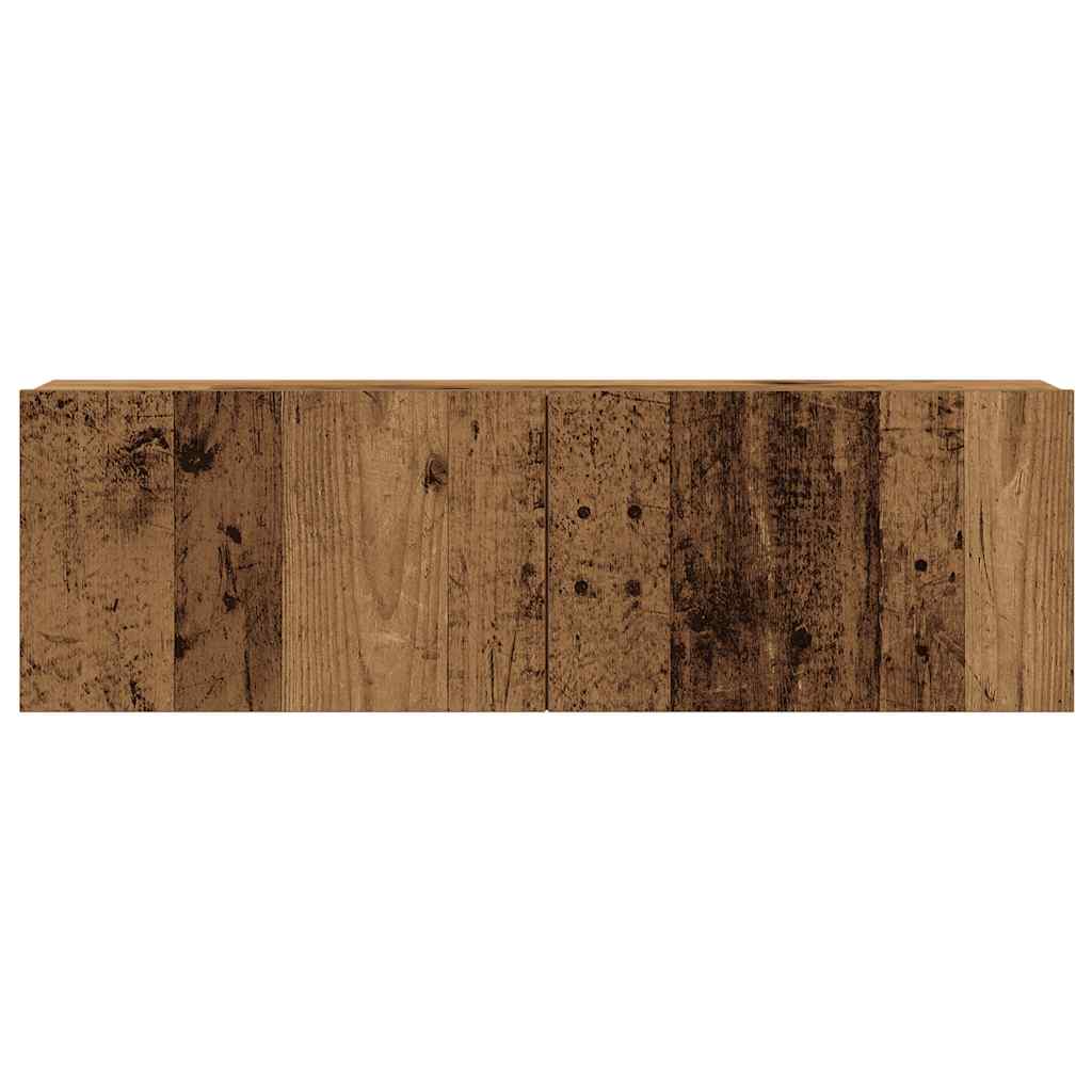 4-tlg. TV-Schrank-Set Weiß Holzwerkstoff