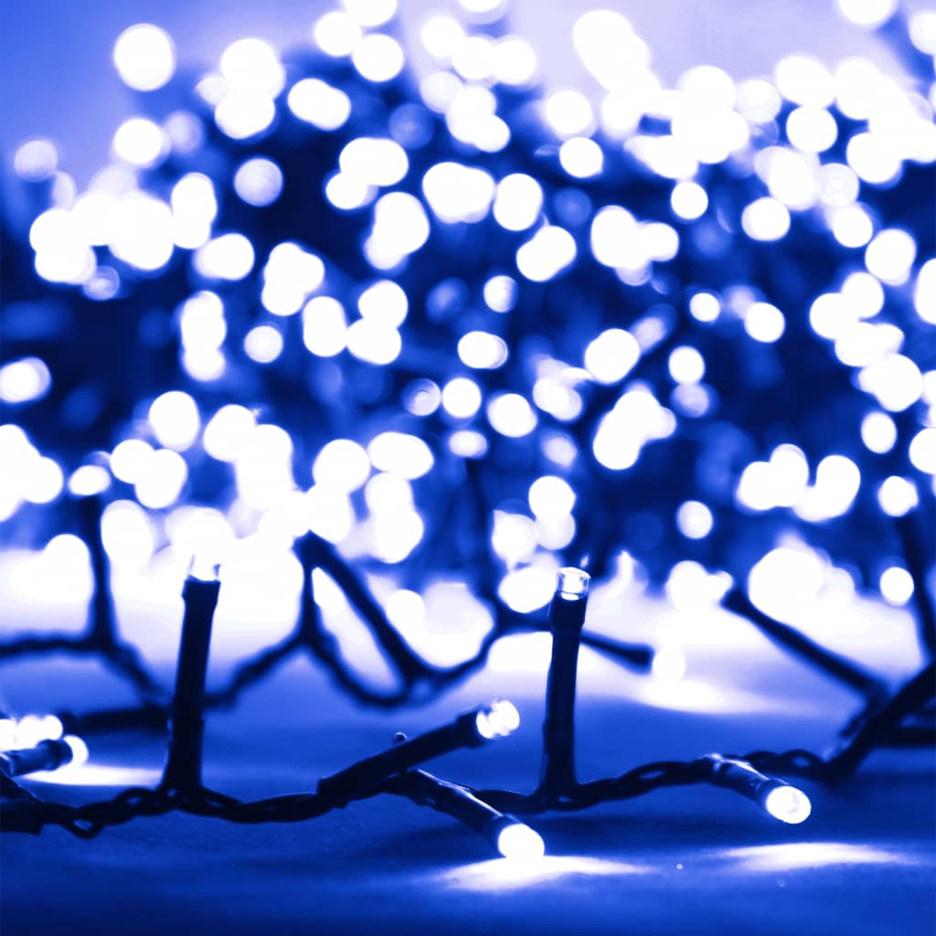 LED-Lichterkette mit 400 LEDs Warmweiß 13 m PVC