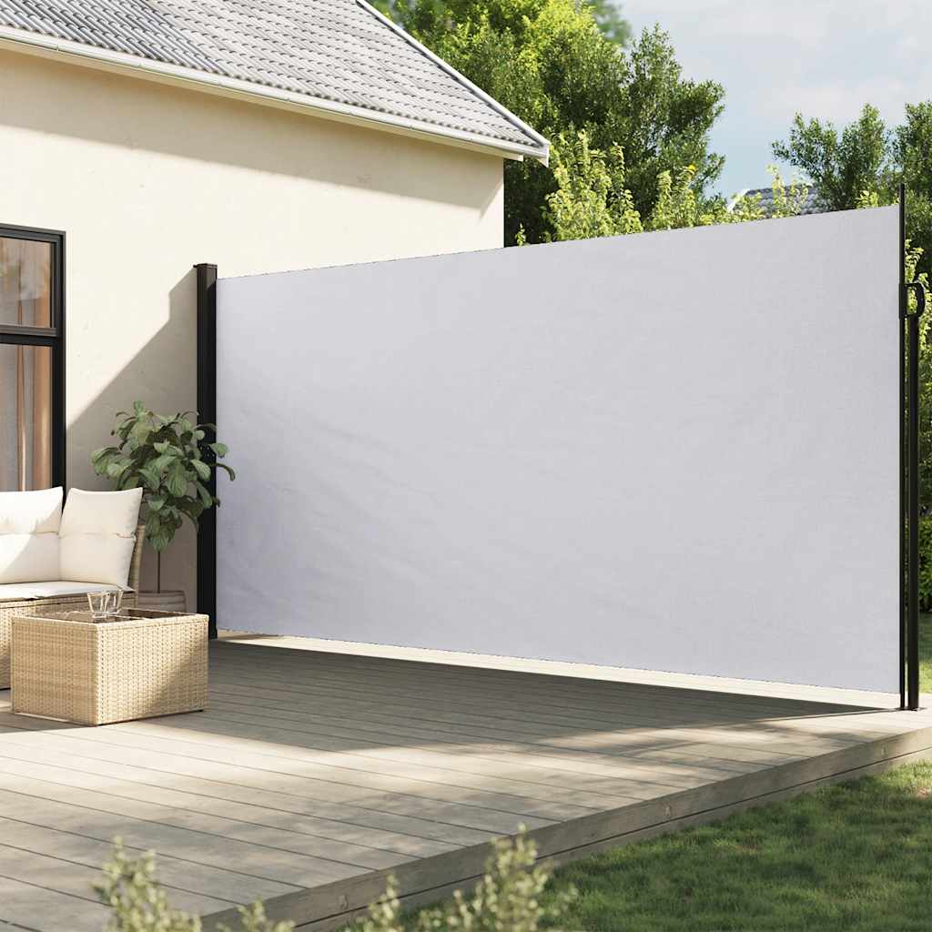 Seitenmarkise Ausziehbar Schwarz 100x300 cm