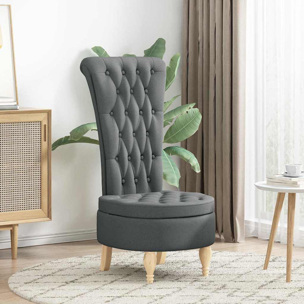 Schlafsessel Hellgrau 56,5 x 70 x 110 cm Stoff