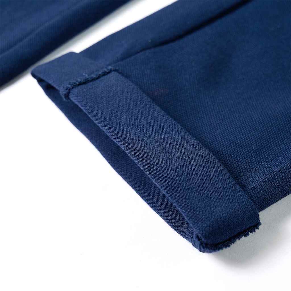 Kinderhose mit Kordelzug Marineblau 128