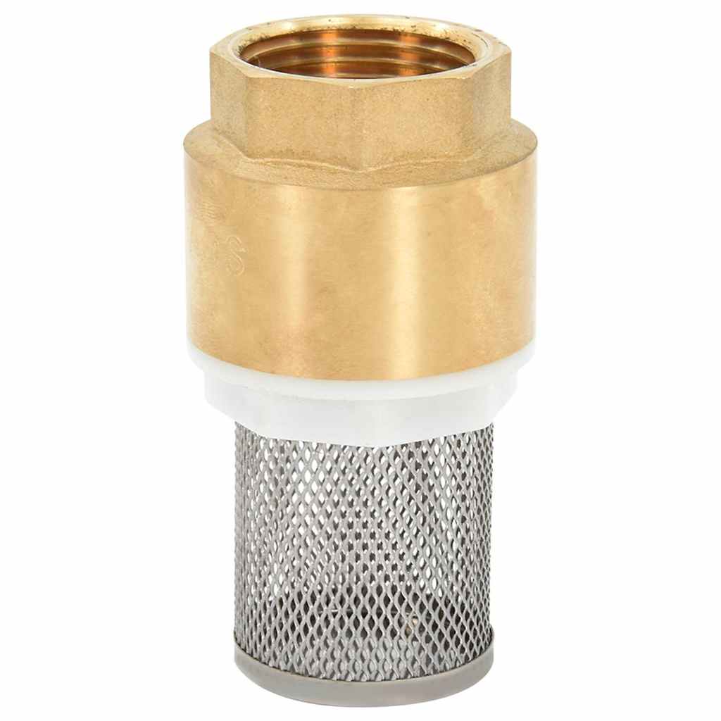 Saugschlauch mit Messing-Anschlüssen Grün 1,1" 3 m PVC