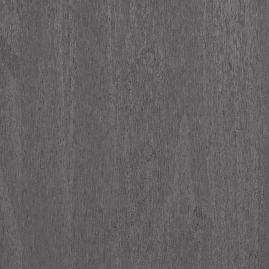 Highboard HAMAR Honigbraun 60x35x180 cm Massivholz Kiefer