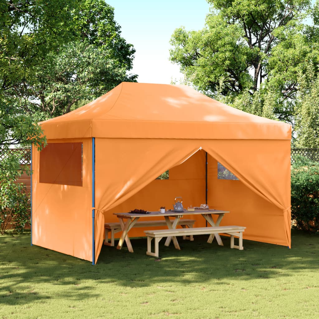 Partyzelt Faltbar Pop-Up Beige 410x279x315 cm
