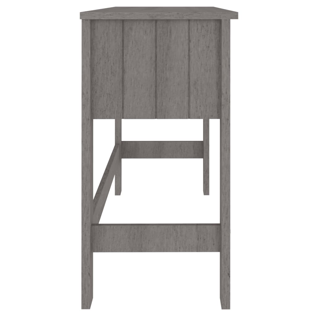Schreibtisch HAMAR Honigbraun 110x40x75 cm Massivholz Kiefer